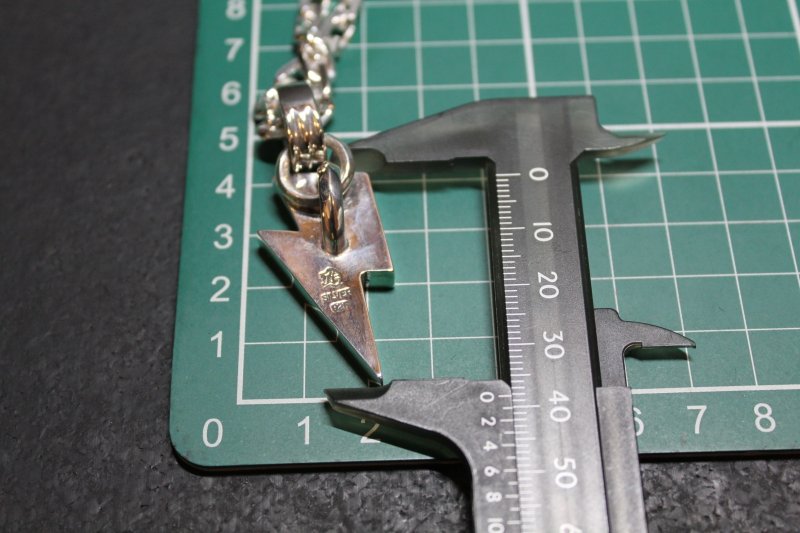 画像13: 銀稲妻一閃(M) Lightning Pendant(稲妻ペンダント)・(受注生産品・Built-to-order products) (13)
