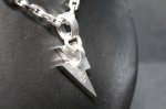 画像10: 銀稲妻一閃(M)　Lightning Pendant(稲妻ペンダント）・（受注生産品・Built-to-order products） (10)