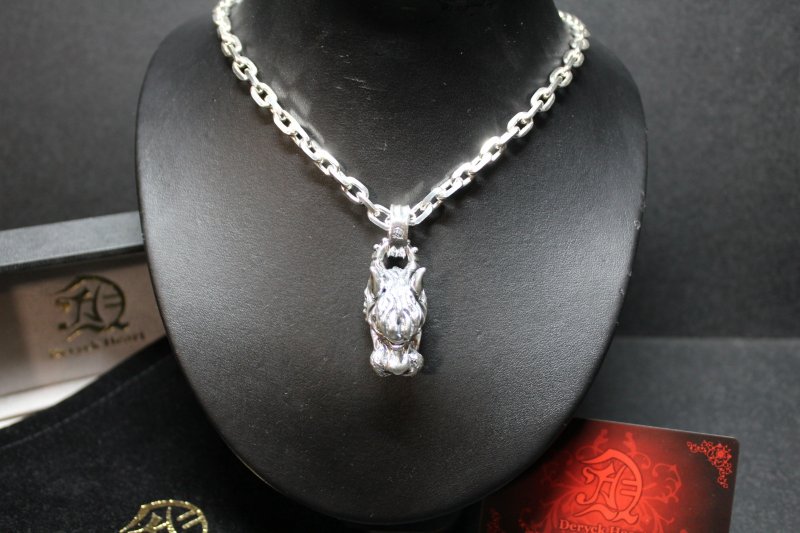 画像2: 銀冥府魔犬  Kerberos Pendant（受注生産品・Built-to-order products） (2)