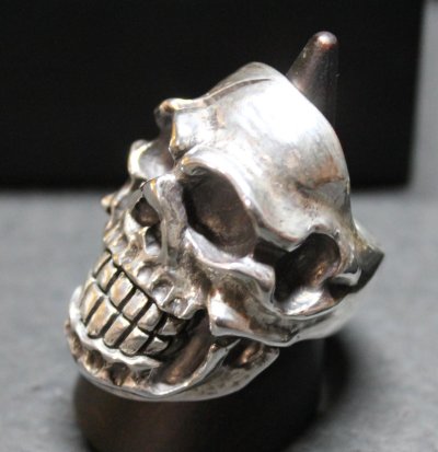 画像2: 銀闘髑髏輪　バトルスカルリング・Battle Skull Ring  （受注生産品・Built to Order Products）