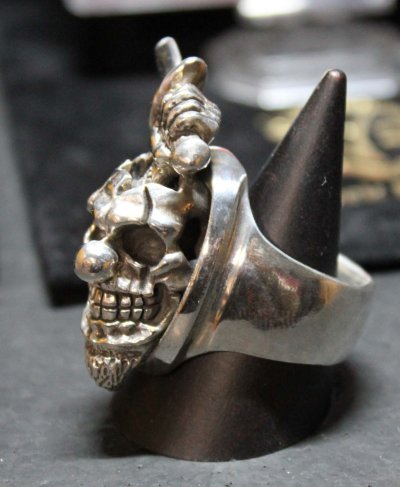 画像2: 銀戦闘民族髑髏輪　トライブスカルリング・TRIBE Skull Ring（完全オーダーメイド・非売品）