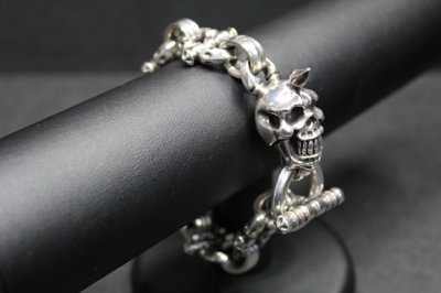 画像3: Gatekeeper Skull Bracelet （受注生産品・Built to Order Products)