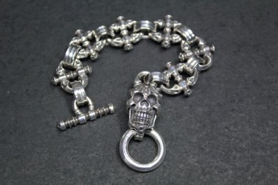 画像2: Gatekeeper Skull Bracelet （受注生産品・Built to Order Products)
