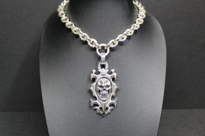画像1: Imperial Shield Skull Pendant Necklace（受注生産品・Built to Order Products） 