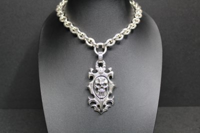 画像1: Imperial Shield Skull Necklace（受注生産品・Built to Order Products） 
