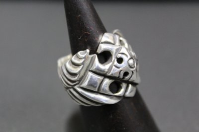 画像1: 銀蕾十字輪　バドクロスリング・Bud Cross Ring　（受注生産品・Built to Order Products）