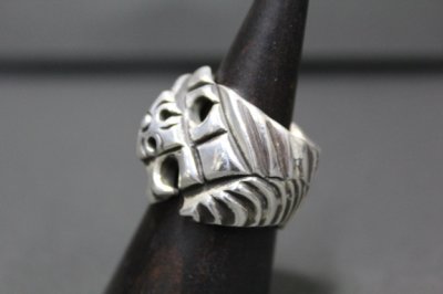 画像2: 銀蕾十字輪　バドクロスリング・Bud Cross Ring　（受注生産品・Built to Order Products）