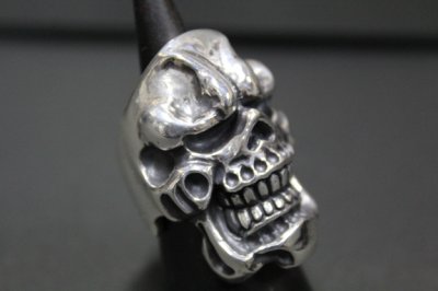 画像3: 銀般若髑髏輪　般若バルスカルリング・Hannyabal Skull Ring ・ Type2  （受注生産品・Built to Order Products）