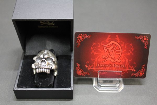画像1: 銀狂髑髏輪　マッドスカルリング・Mad Skull Ring  （受注生産品・Built to Order Products） (1)