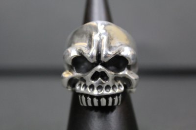 画像1: 銀狂髑髏輪　マッドスカルリング・Mad Skull Ring  （受注生産品・Built to Order Products）