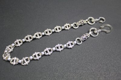 画像1: Treasure Fook Lucky  Skull Wallet Chain（受注生産品・Built to Order Products）