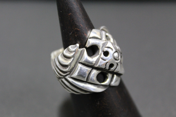 画像3: 銀蕾十字輪　バドクロスリング・Bud Cross Ring　（受注生産品・Built to Order Products） (3)