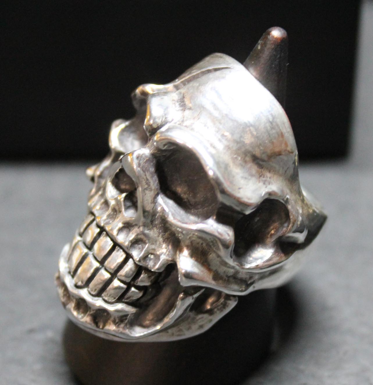 銀闘髑髏輪 バトルスカルリング・Battle Skull Ring （受注生産品